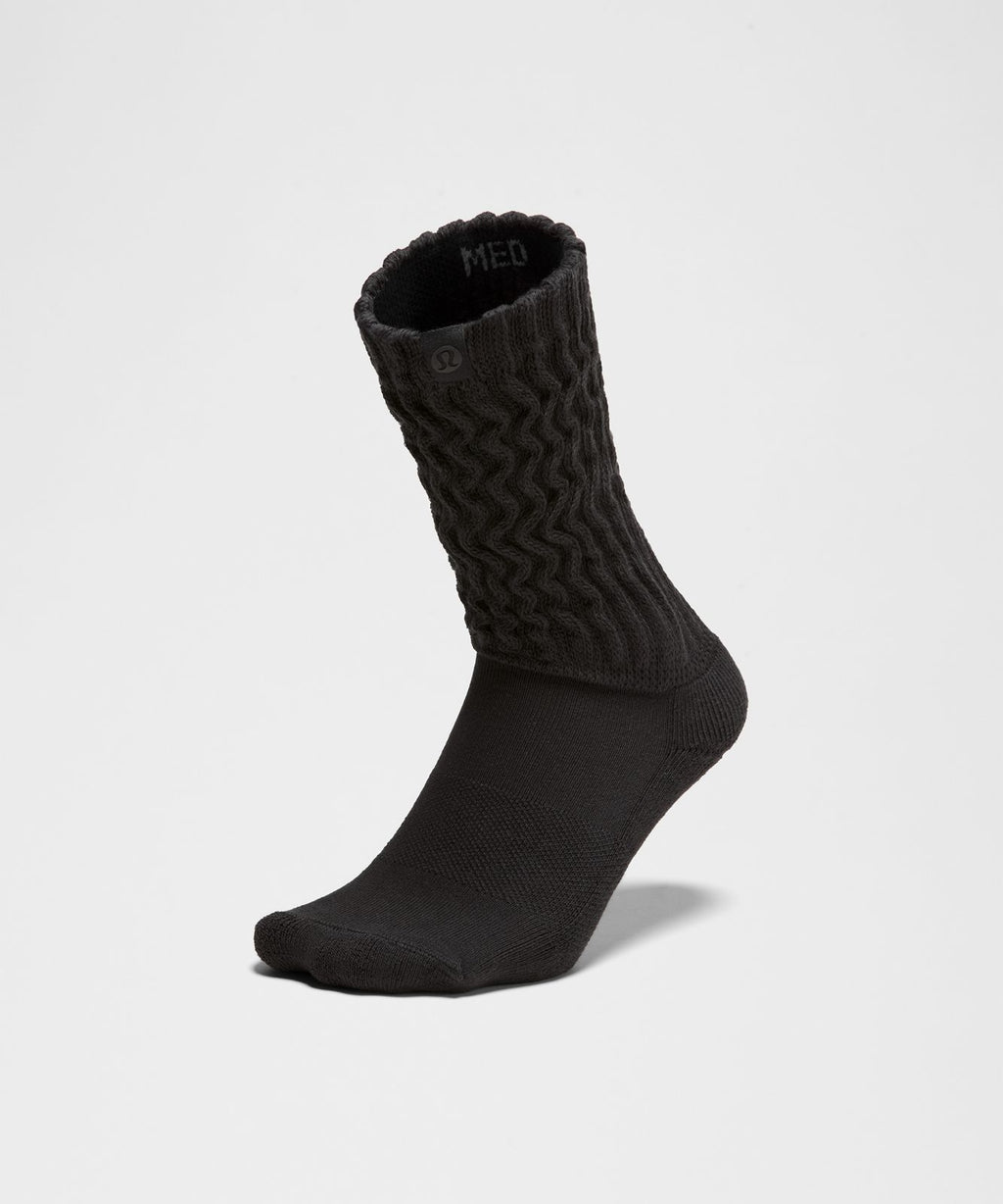 Unisex Slouch Socks Black