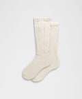 Unisex Slouch Socks Light Ivory
