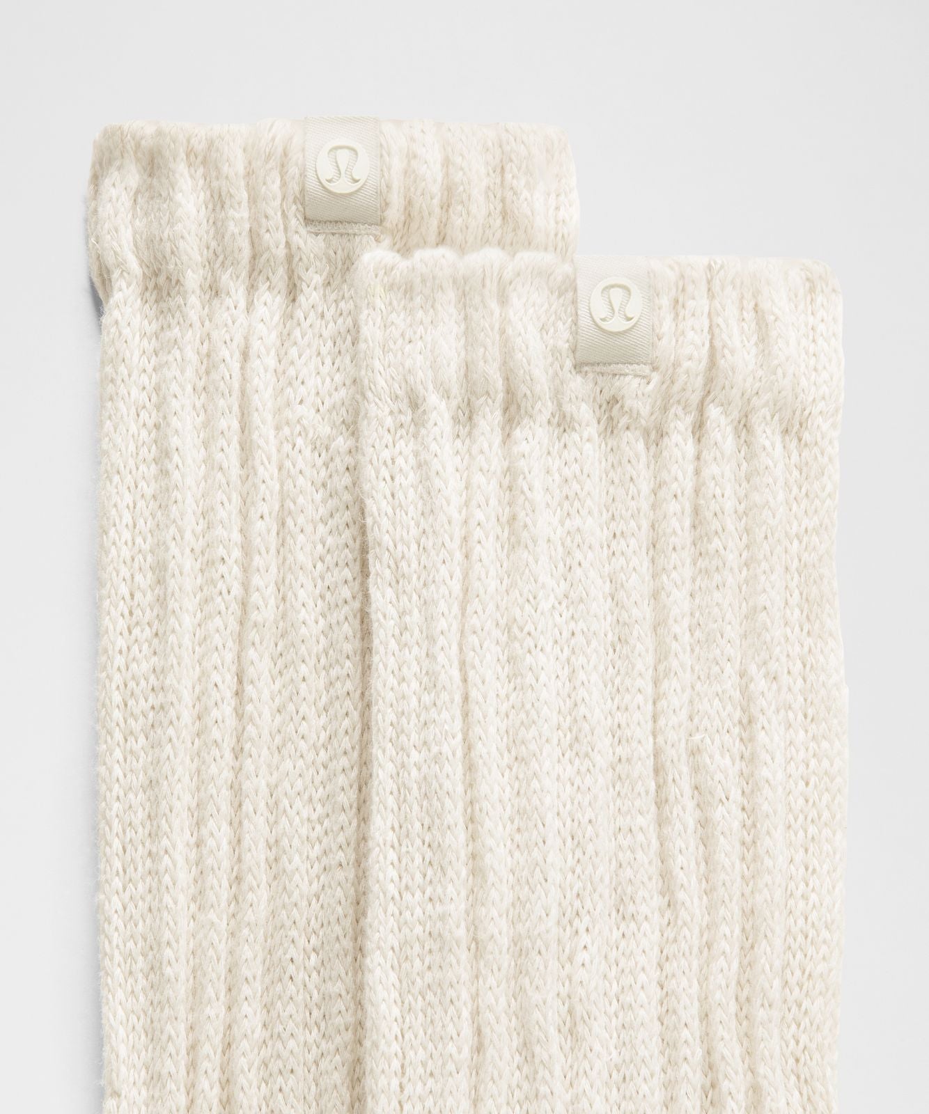 Unisex Slouch Socks Light Ivory