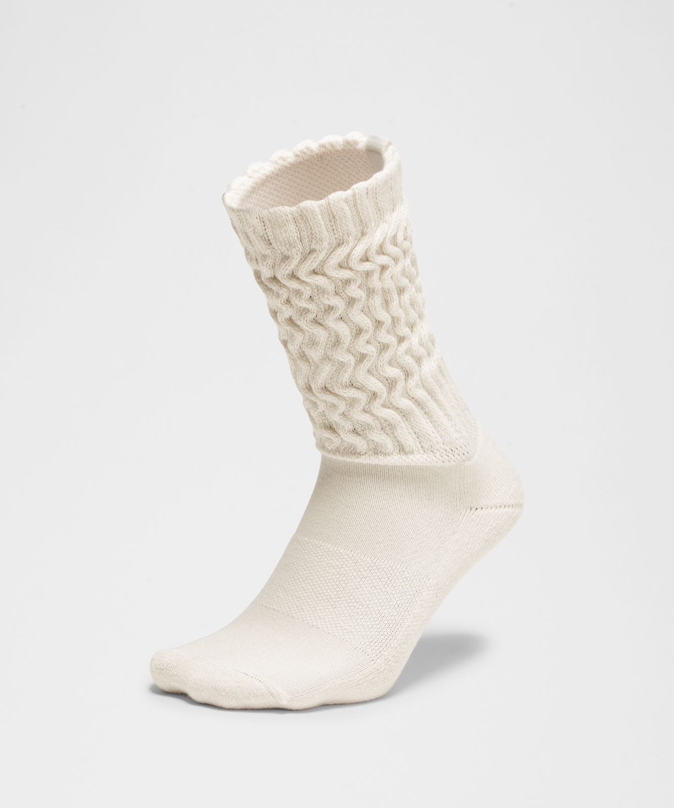 Unisex Slouch Socks Light Ivory