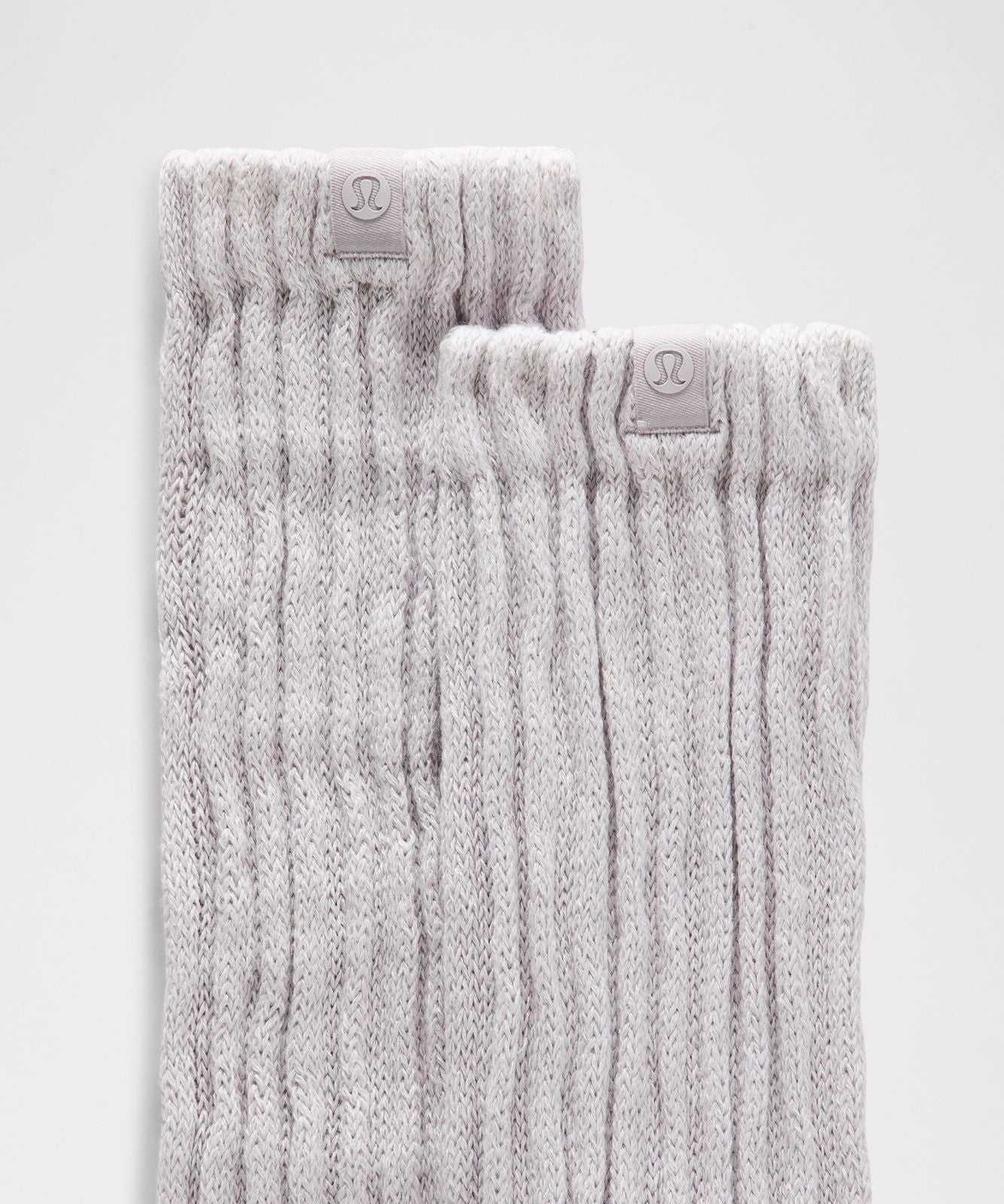 Unisex Slouch Socks Heathered Icy Taupe