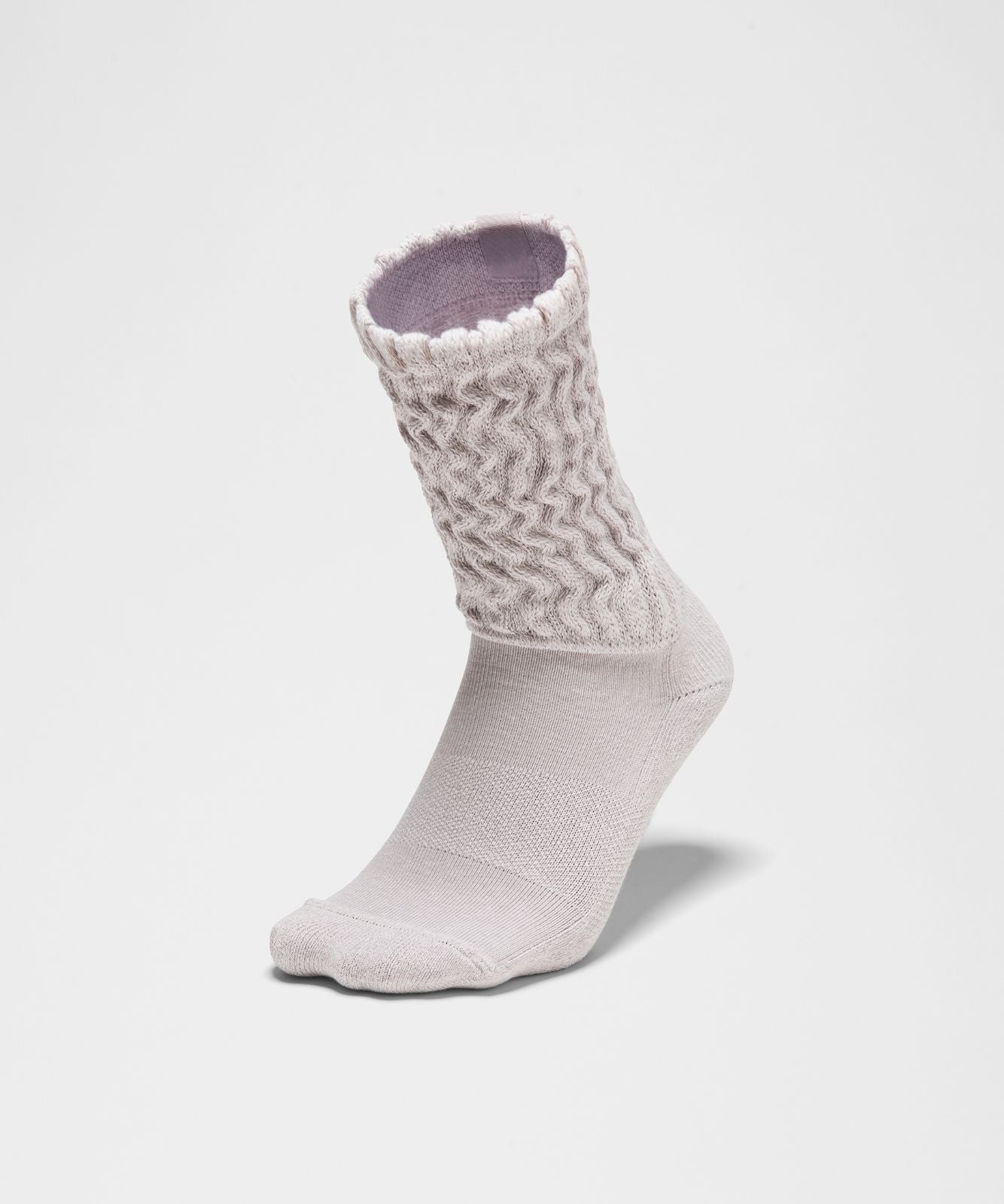 Unisex Slouch Socks Heathered Icy Taupe