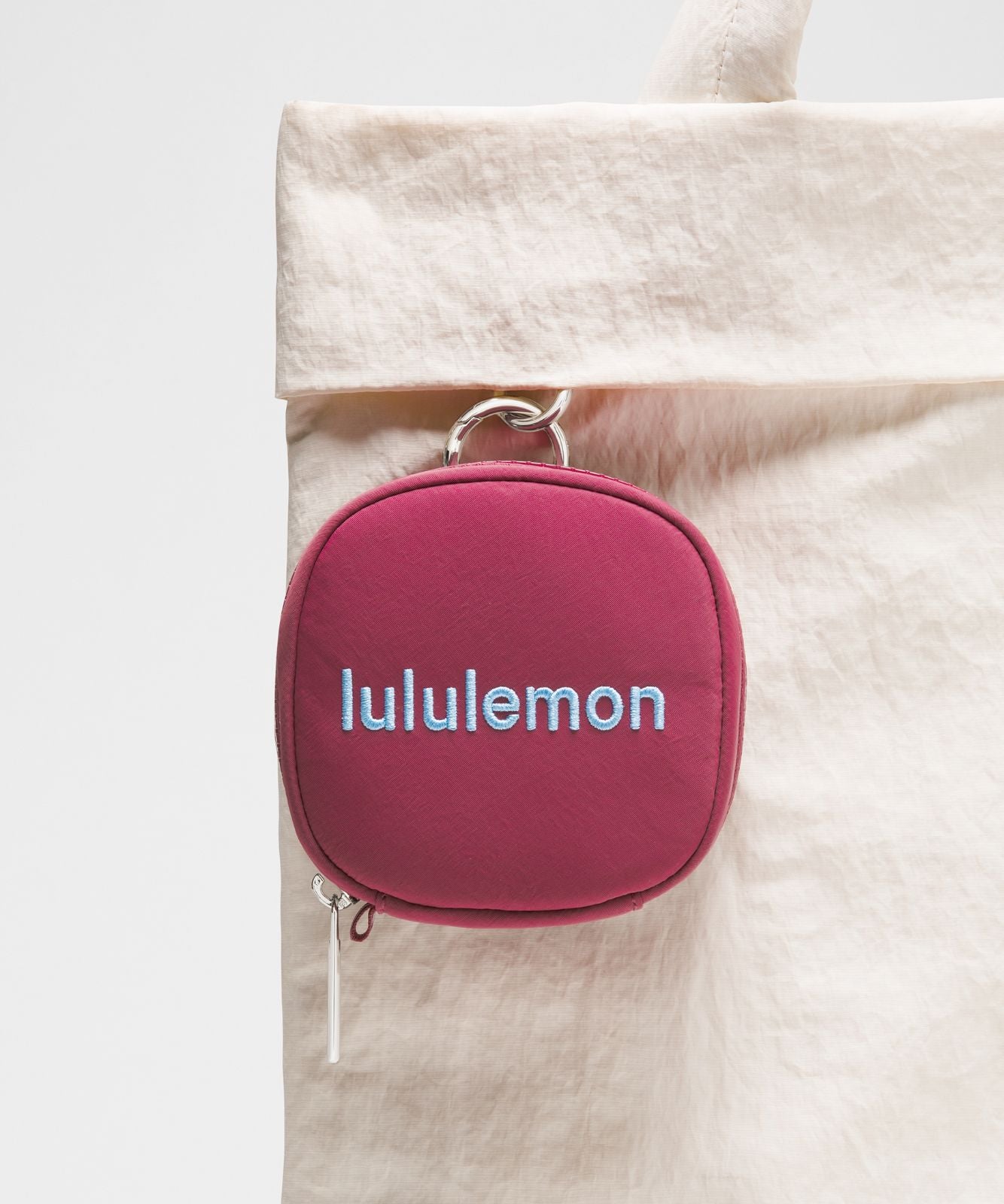 Clippable Commuter Organizer Pouch Raspberry Rave/Dreamy Blue/Silver