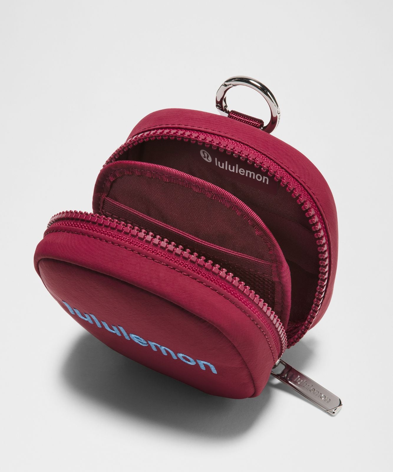 Clippable Commuter Organizer Pouch Raspberry Rave/Dreamy Blue/Silver