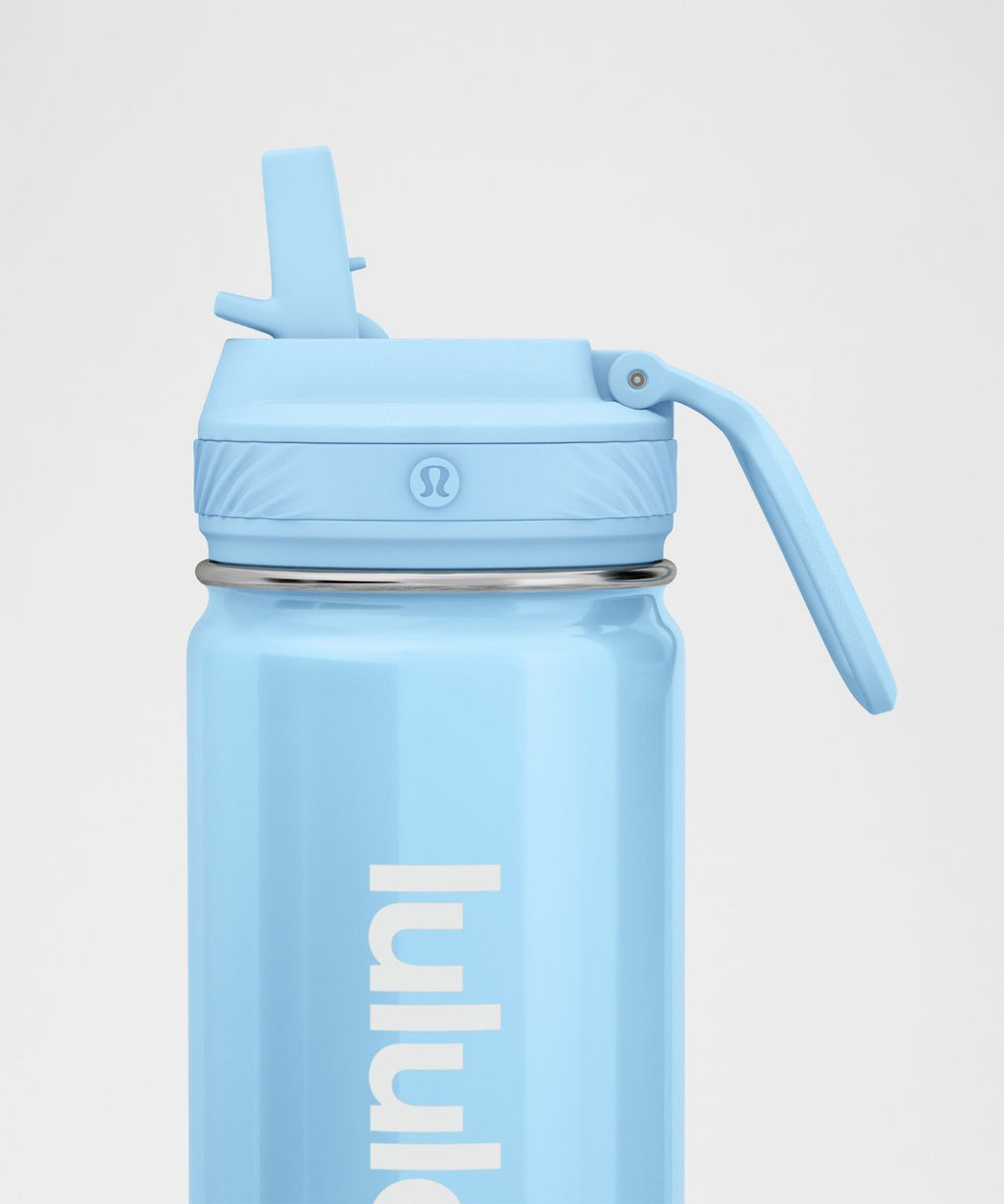 Back to Life Sport Bottle 18oz Straw Lid *Shine Dreamy Blue/Polo Pastel