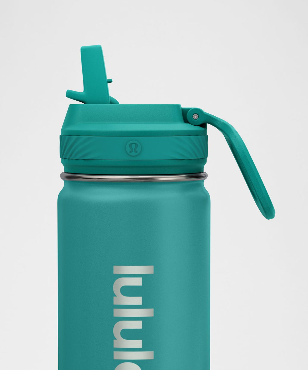 Back to Life Sport Bottle 18oz *Straw Lid Camp Green