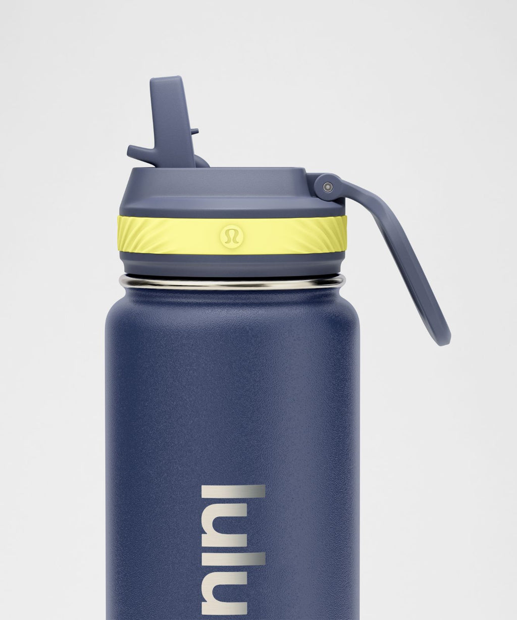 Back to Life Sport Bottle 24oz *Straw Lid Club Blue/Dusty Diamond/Lime & Yours