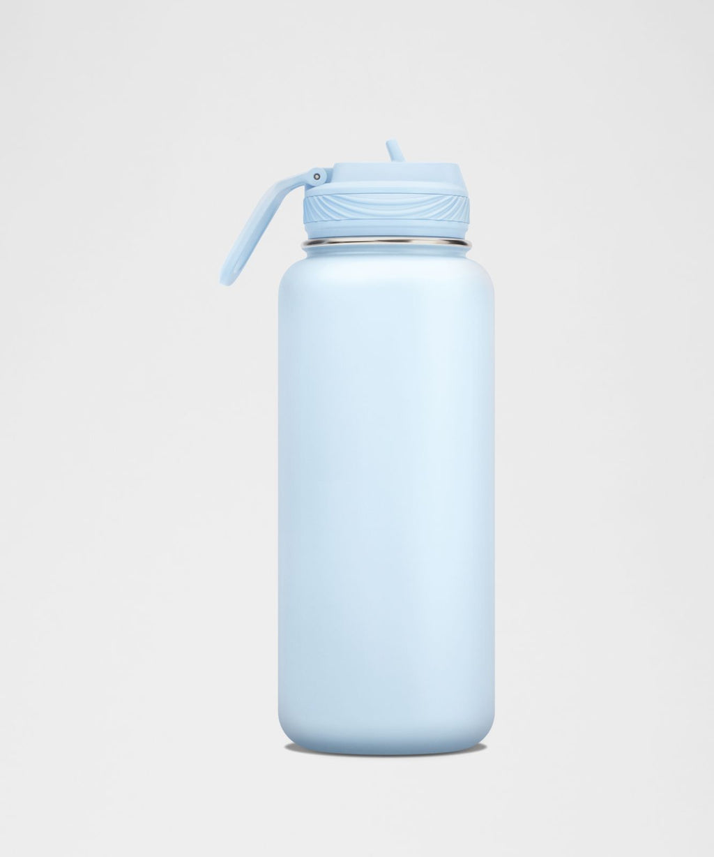 Back to Life Sport Bottle 32oz *Straw Lid Starch Blue