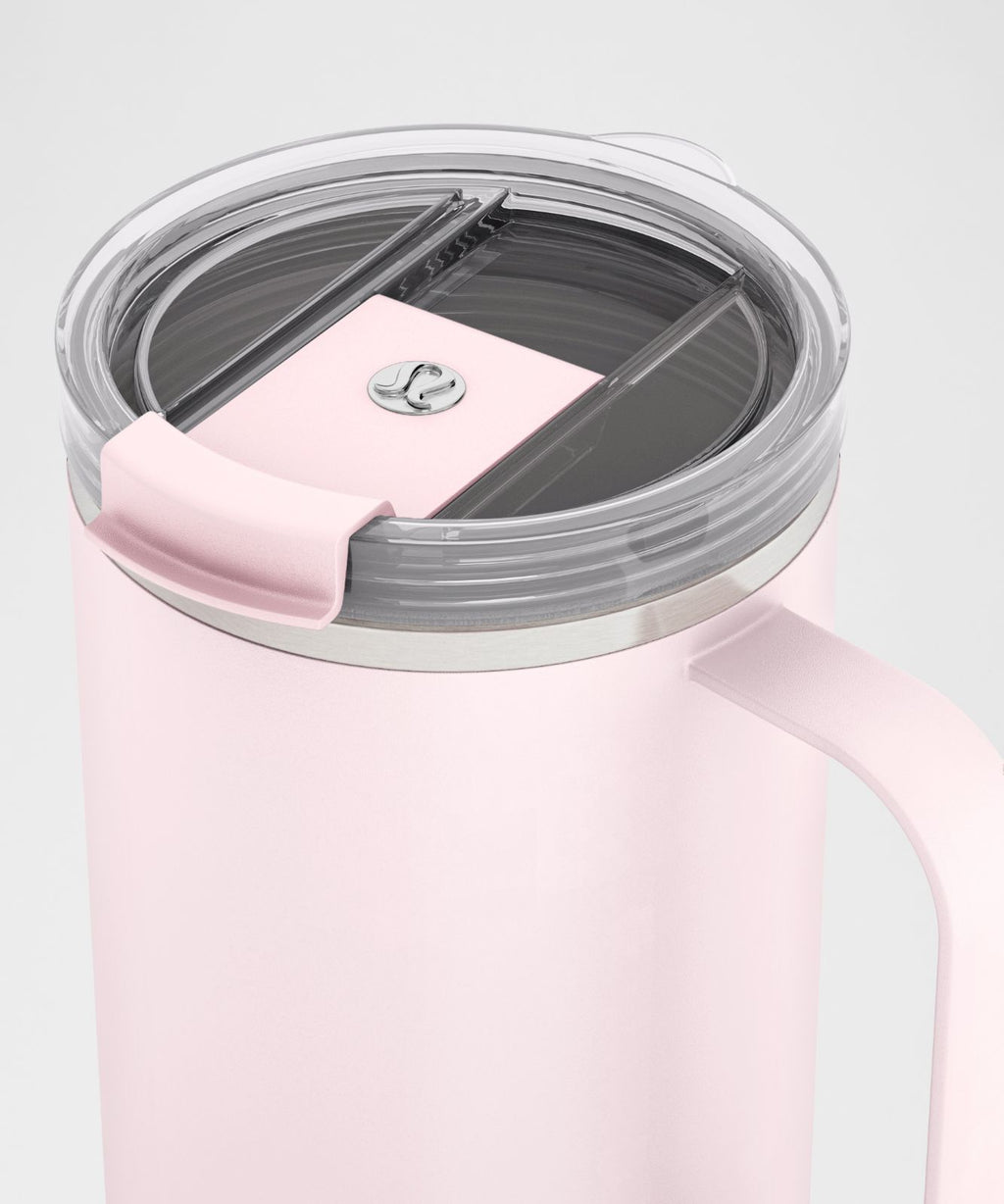 Insulated Mug 12oz Pink Pearl