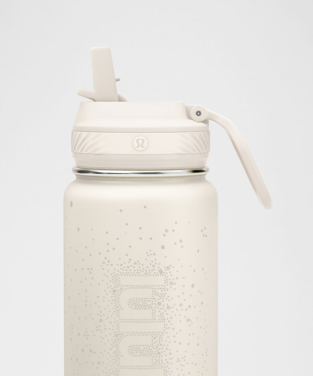 Back to Life Sport Bottle 24oz Straw Lid *Raindrop Stonewash/Soft Stone