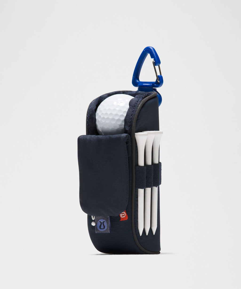 Clippable Nano Golf Pouch *Golf Flag True Navy/Beach Ball Blue