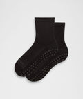 Unisex Find Your Balance Grip Quarter Socks Black