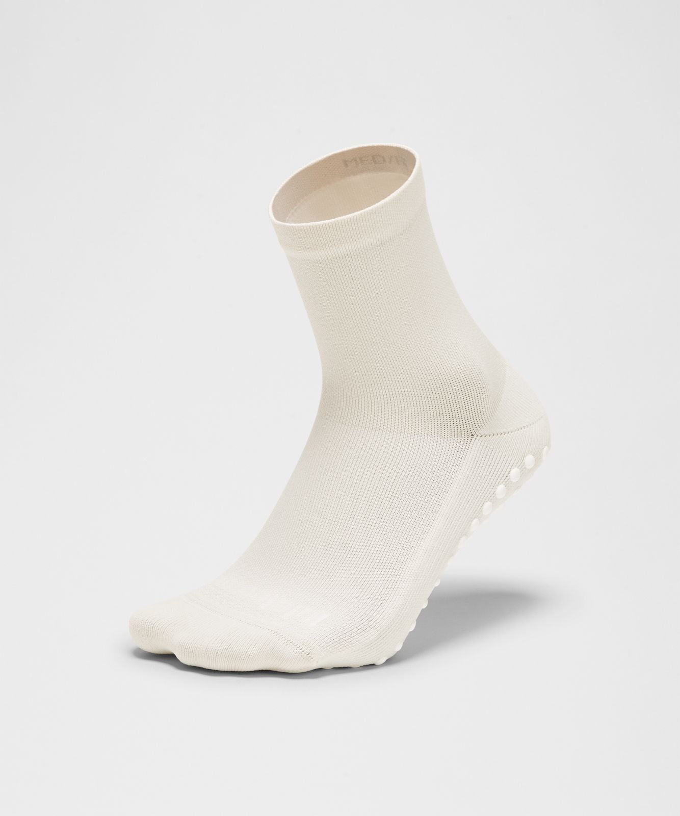 Unisex Find Your Balance Grip Quarter Socks Light Ivory