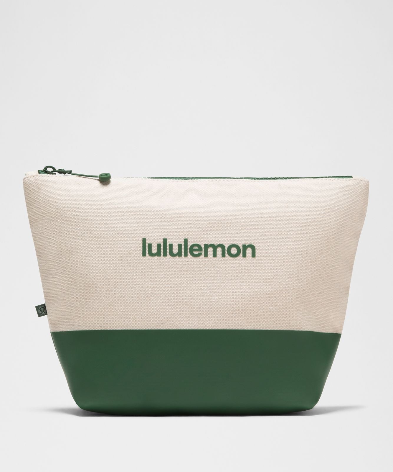 Canvas Pouch *Wordmark Natural/Ivy Grove