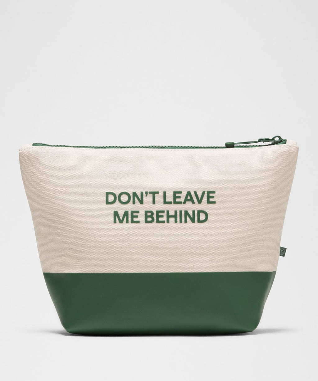 Canvas Pouch *Wordmark Natural/Ivy Grove