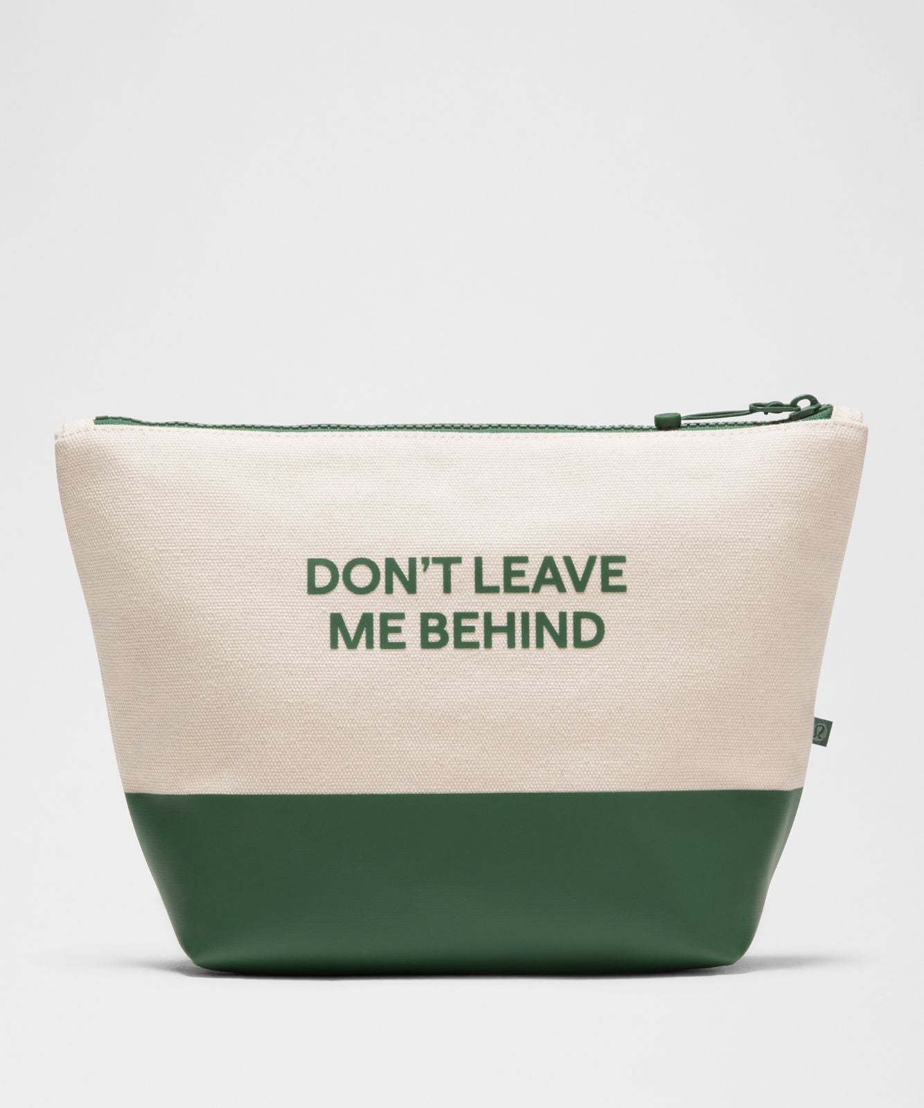 Canvas Pouch *Wordmark Natural/Ivy Grove