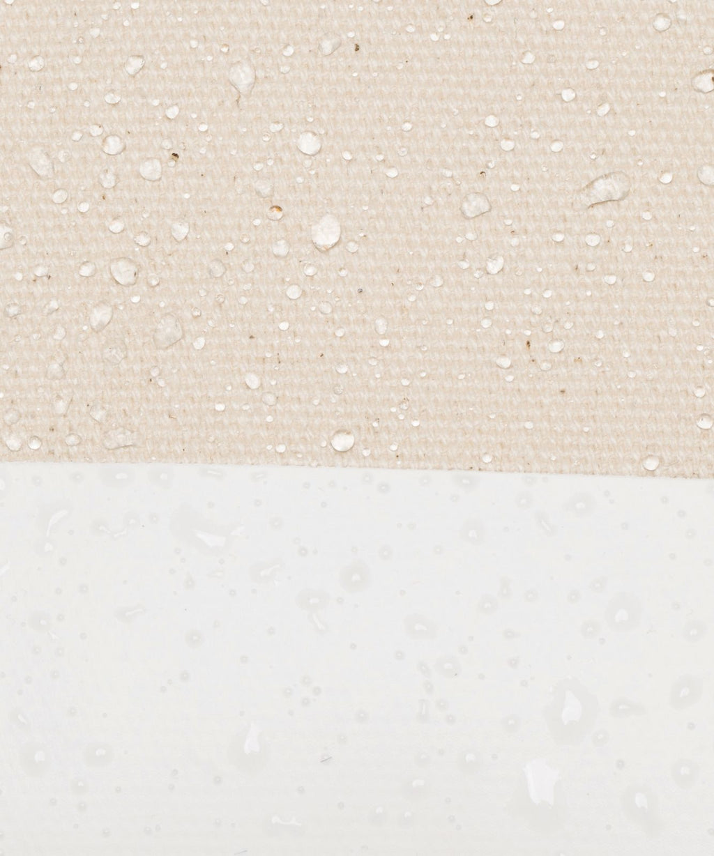 Canvas Pouch *Wordmark Natural/White