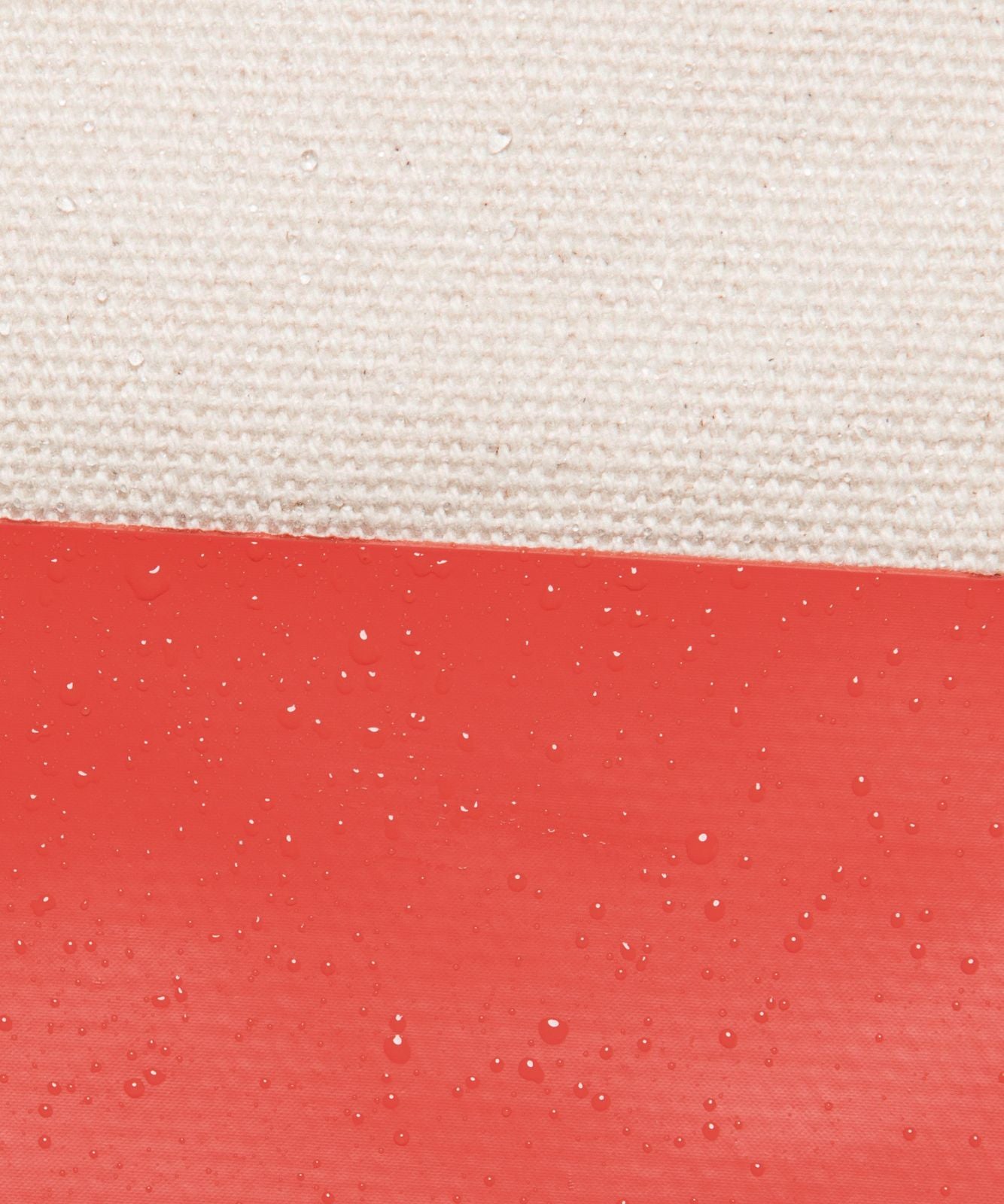 Canvas Pouch *Wordmark Natural/Cherry Ember