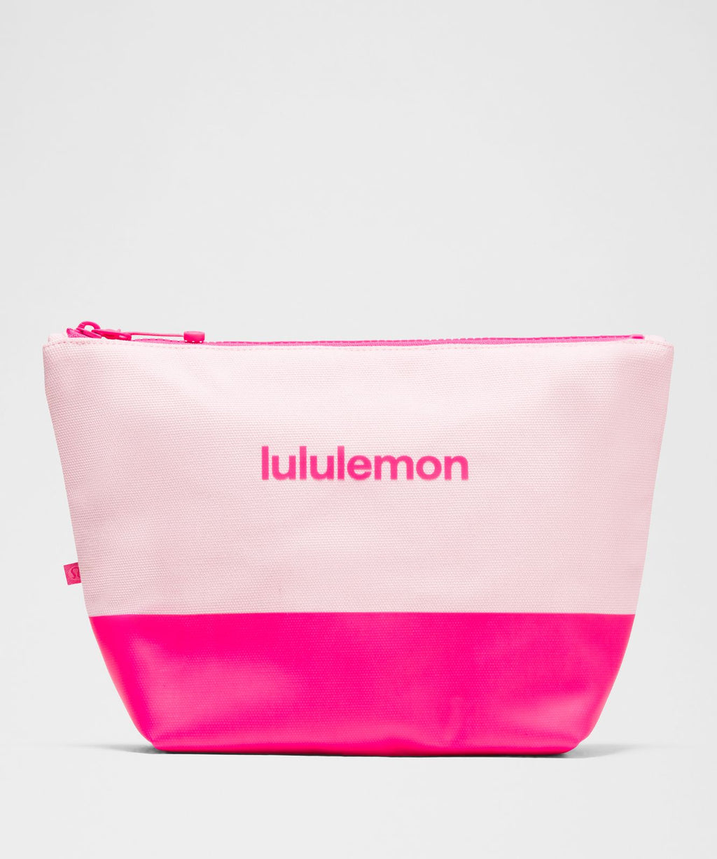 Canvas Pouch *Wordmark Pink Pearl/Flamingo Fun
