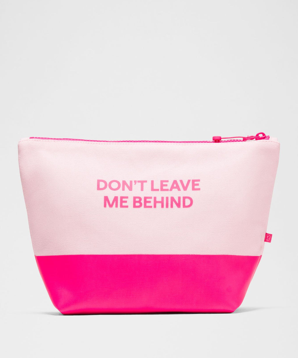 Canvas Pouch *Wordmark Pink Pearl/Flamingo Fun