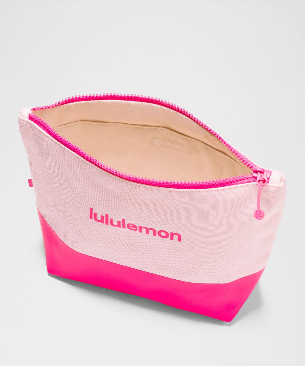 Canvas Pouch *Wordmark Pink Pearl/Flamingo Fun