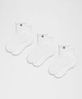 Unisex Daily Essential Quarter Socks *3 Pack White