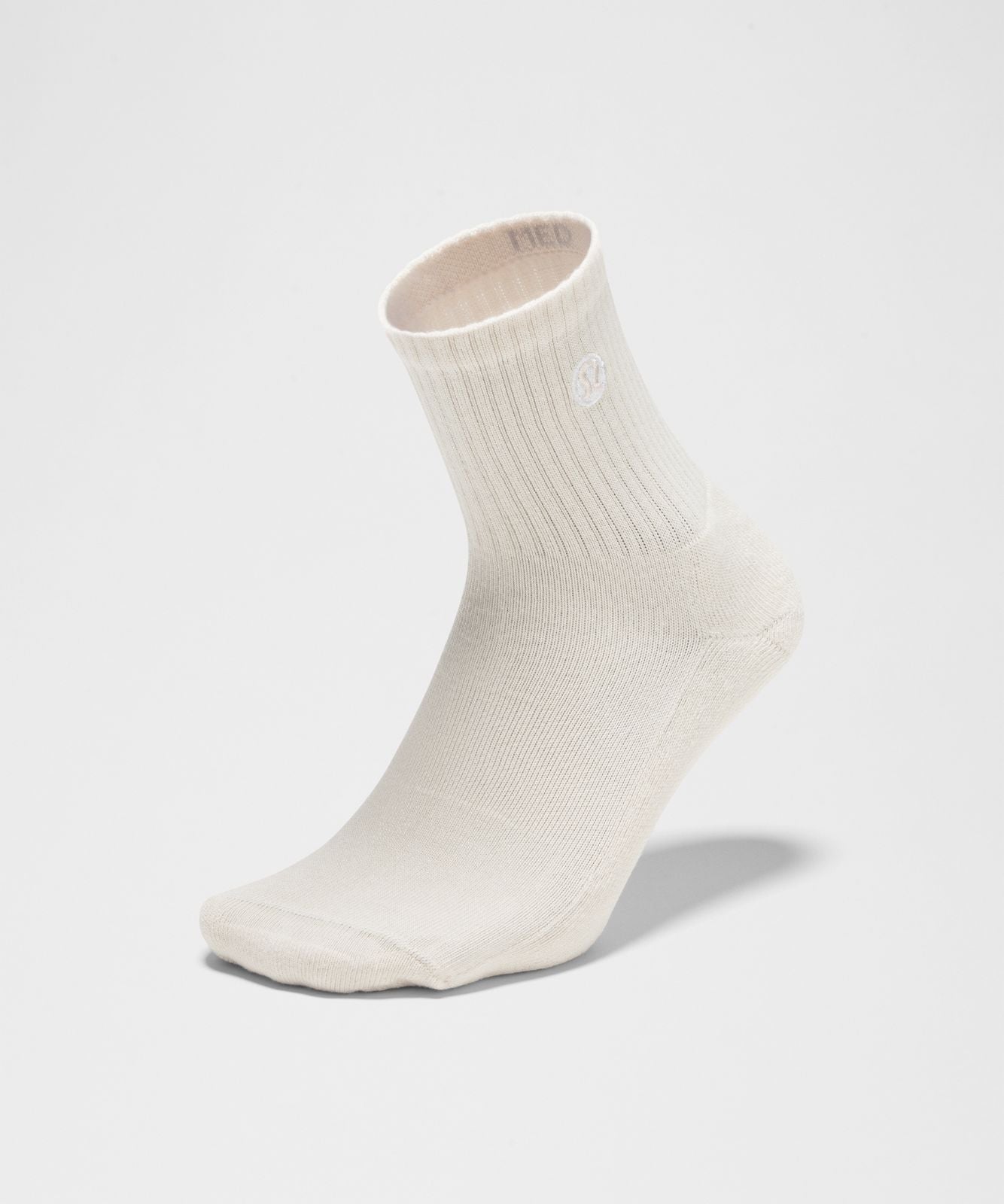 Unisex Daily Essential Quarter Socks *3 Pack Light Ivory