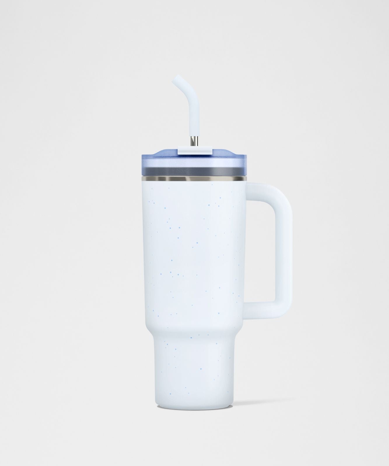 Insulated Tumbler 40oz *Raindrop Polo Pastel/Dreamy Blue