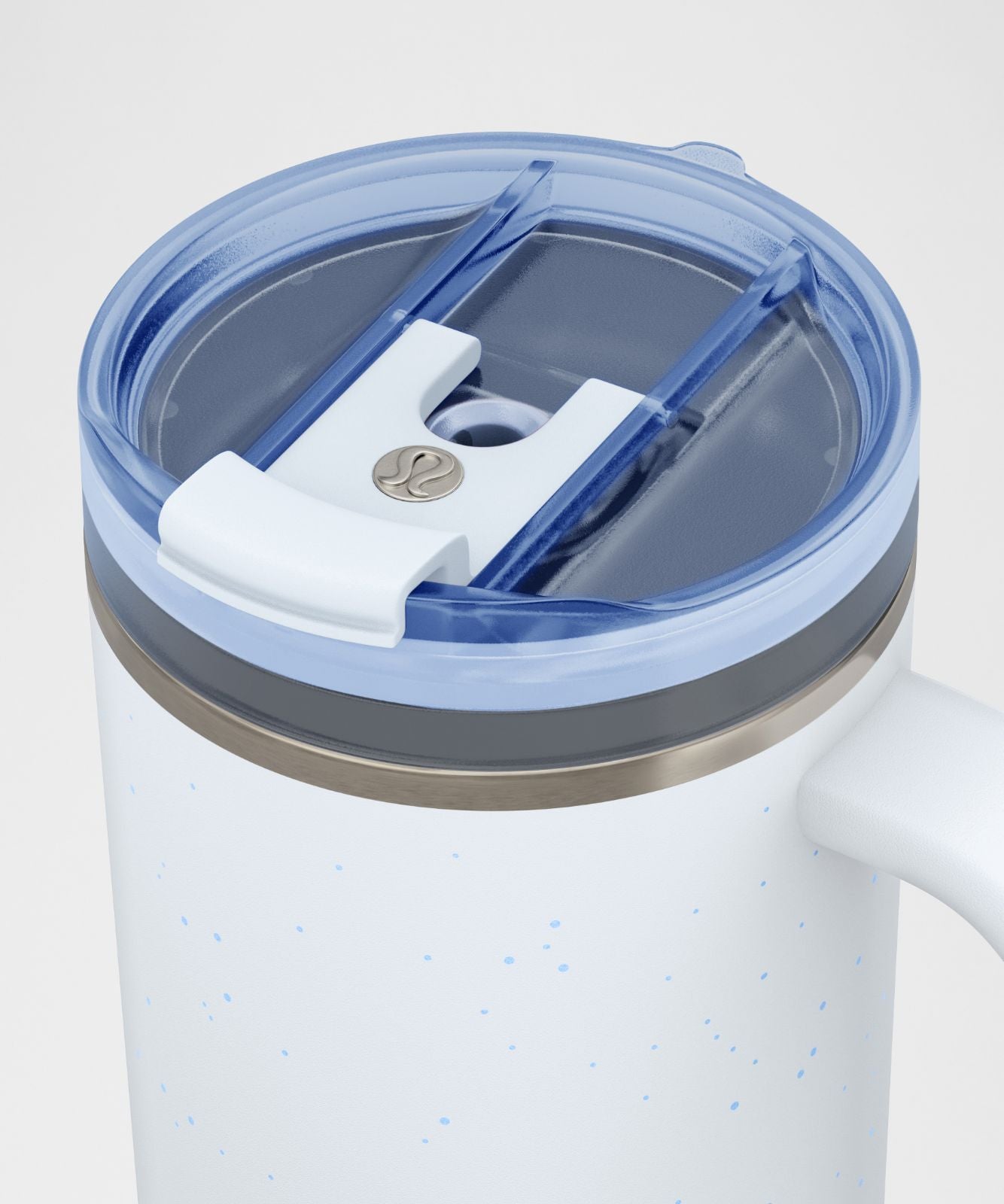 Insulated Tumbler 40oz *Raindrop Polo Pastel/Dreamy Blue