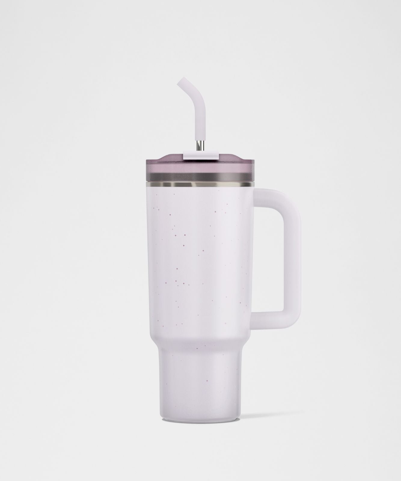 Insulated Tumbler 40oz *Raindrop Icy Taupe/Silver Dust Tone