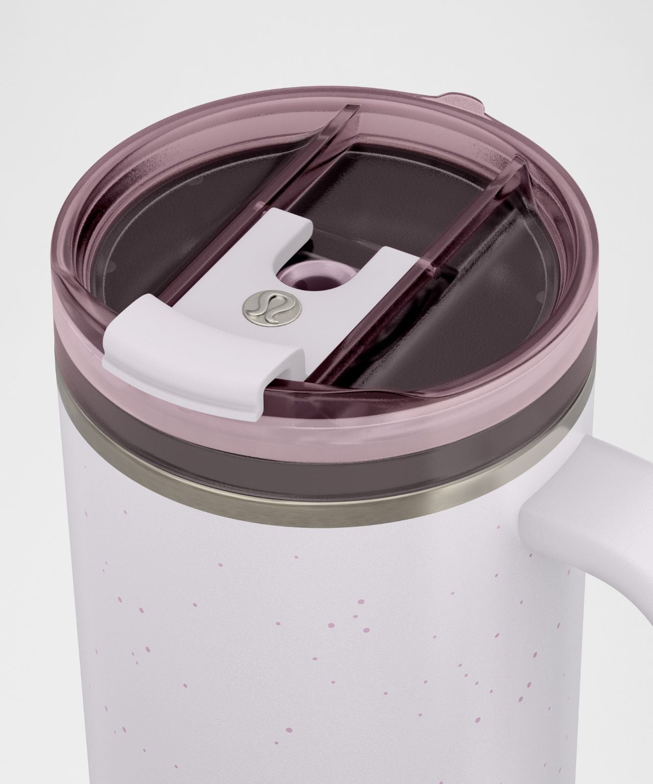 Insulated Tumbler 40oz *Raindrop Icy Taupe/Silver Dust Tone