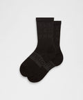 Unisex Power Stride Crew Socks *Reflective Black