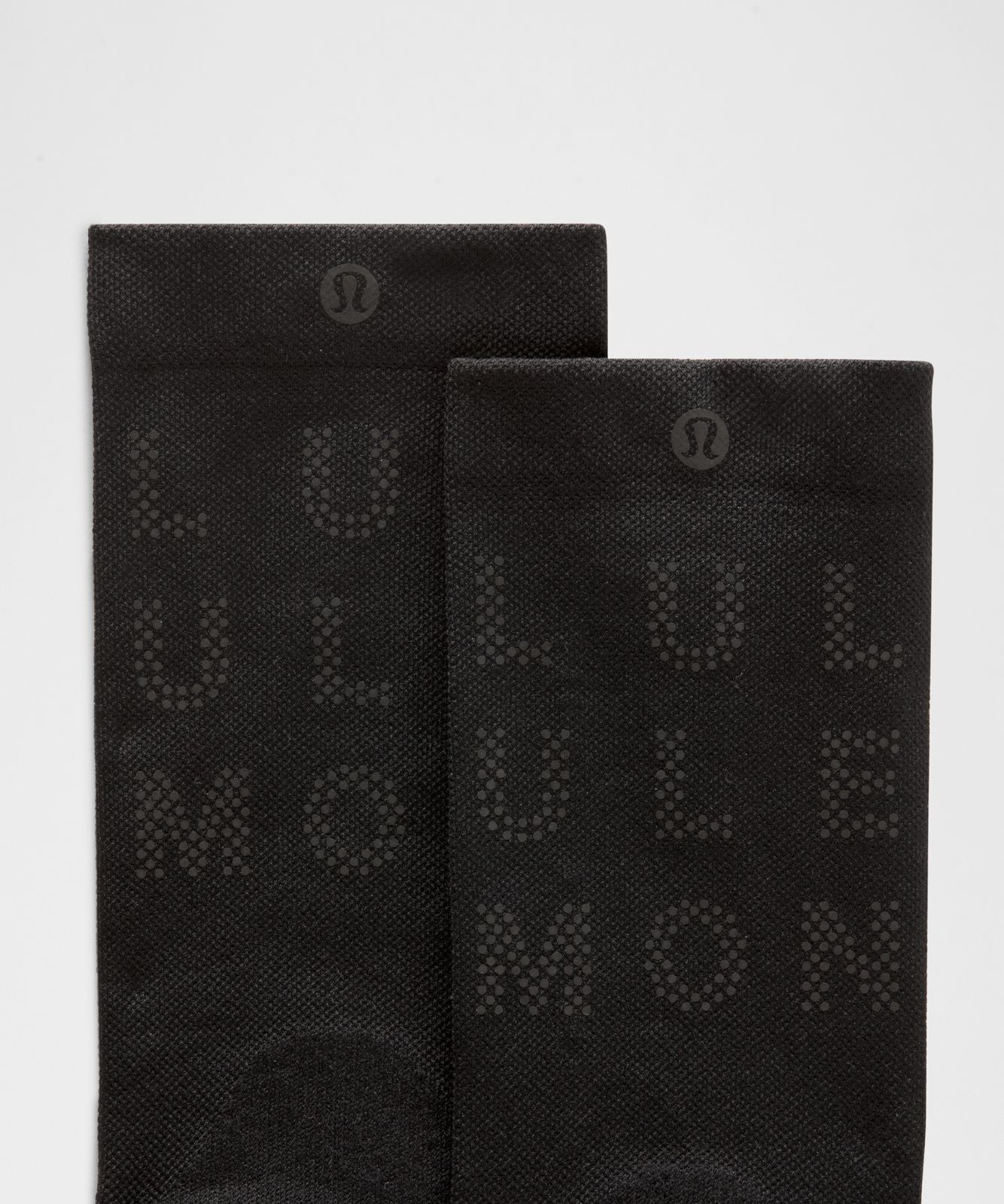 Unisex Power Stride Crew Socks *Reflective Black