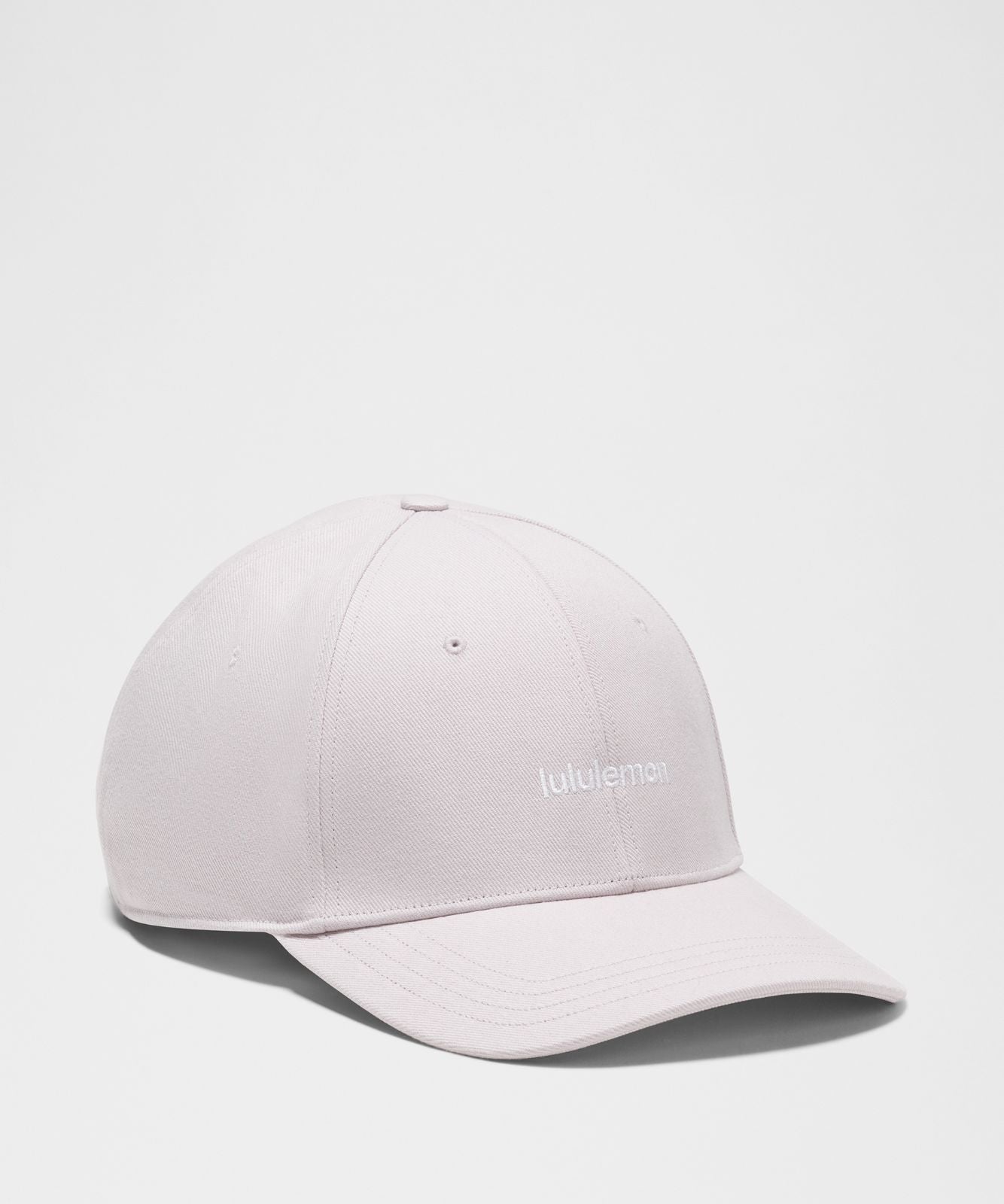 Classic Ball Cap *Structured Wordmark Icy Taupe/White