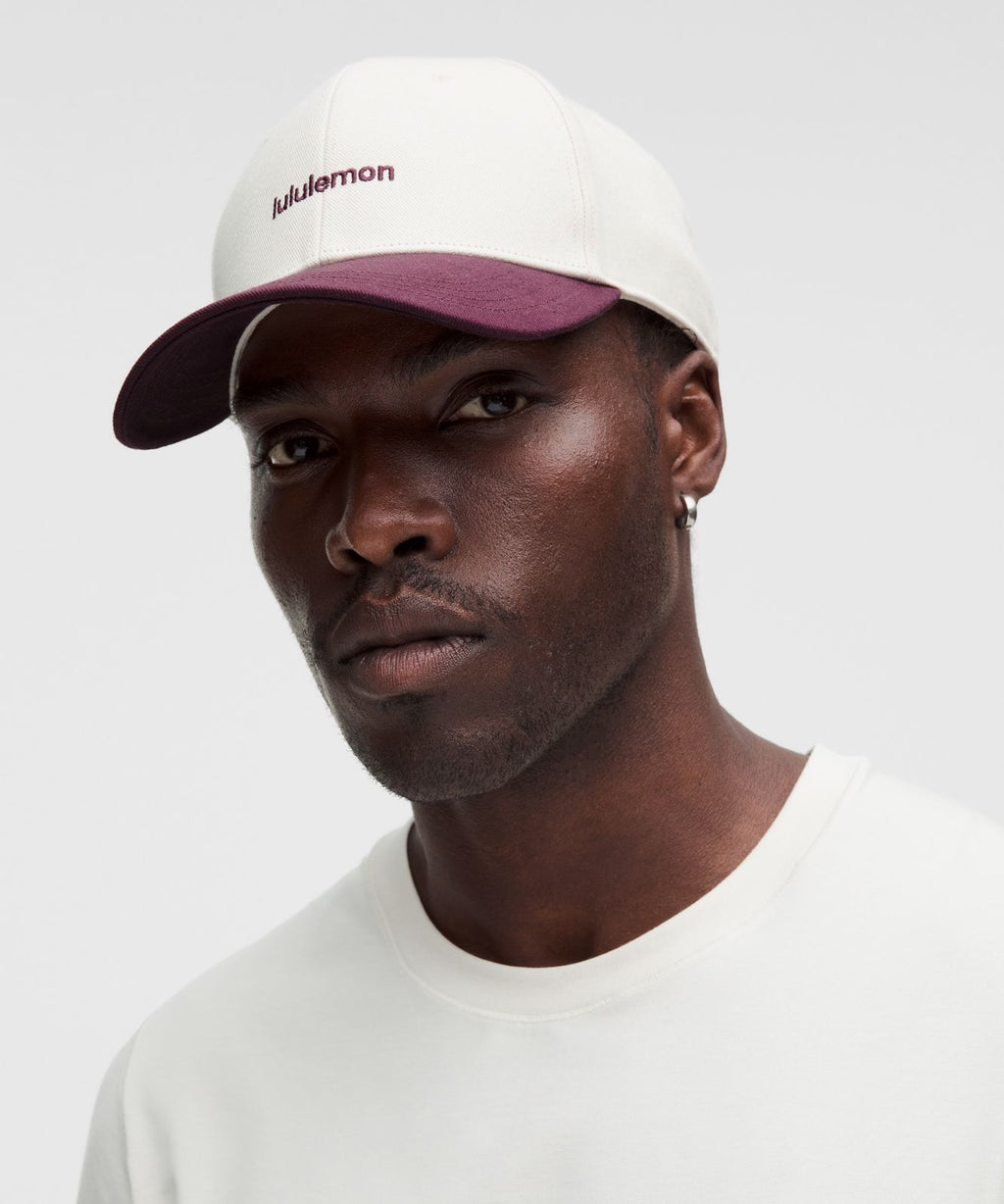 Classic Ball Cap *Structured Wordmark Light Ivory/Ruby Magic