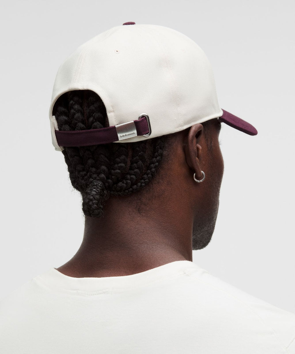 Classic Ball Cap *Structured Wordmark Light Ivory/Ruby Magic