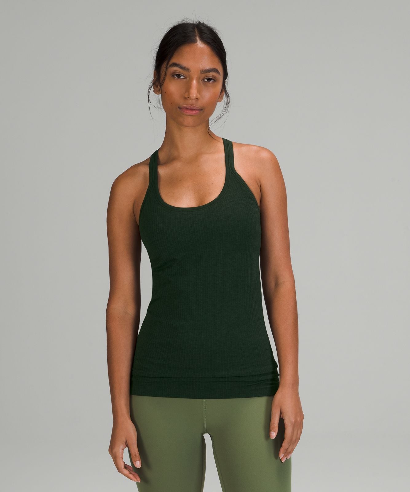 Ebb to Street Tank Top *Light Support, B/C Cup Rainforest Green