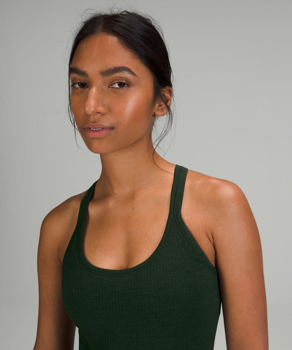 Ebb to Street Tank Top *Light Support, B/C Cup Rainforest Green