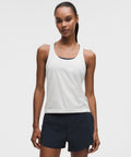 Swiftly Tech Racerback Tank Top 2.0 *Waist Length White/White