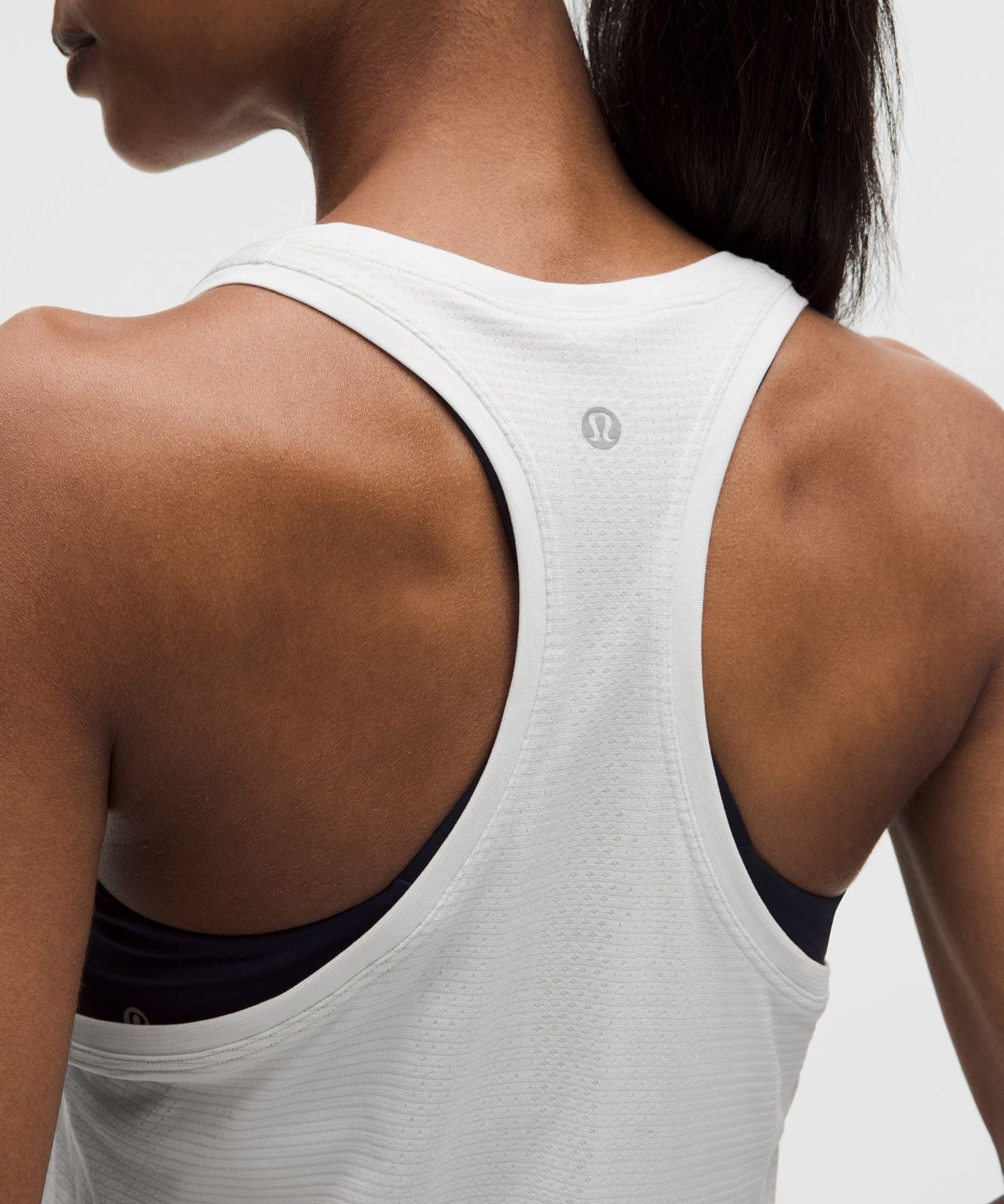 Swiftly Tech Racerback Tank Top 2.0 *Waist Length White/White