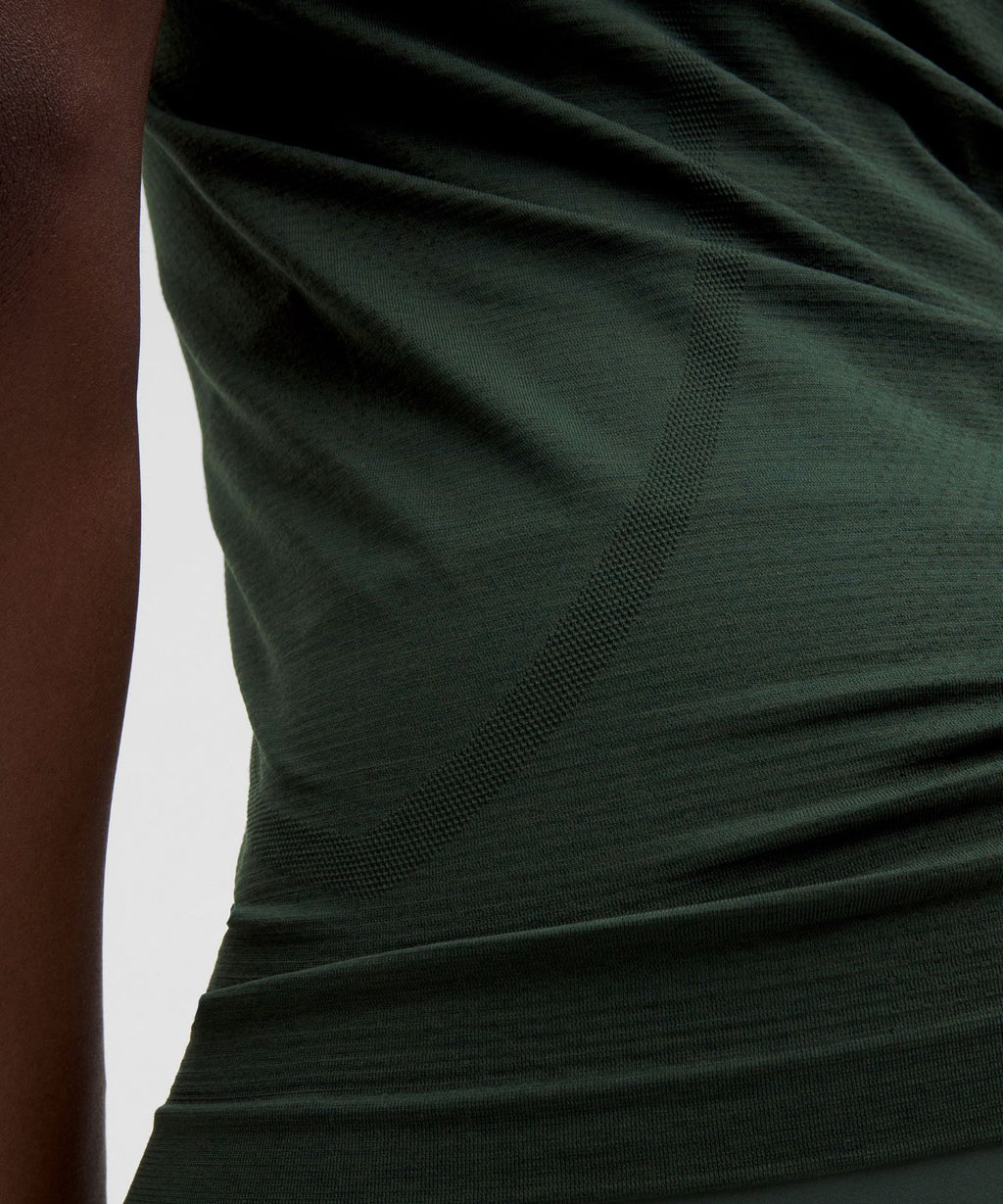 Swiftly Tech Racerback Tank Top 2.0 *Hip Length Rainforest Green/Rainforest Green