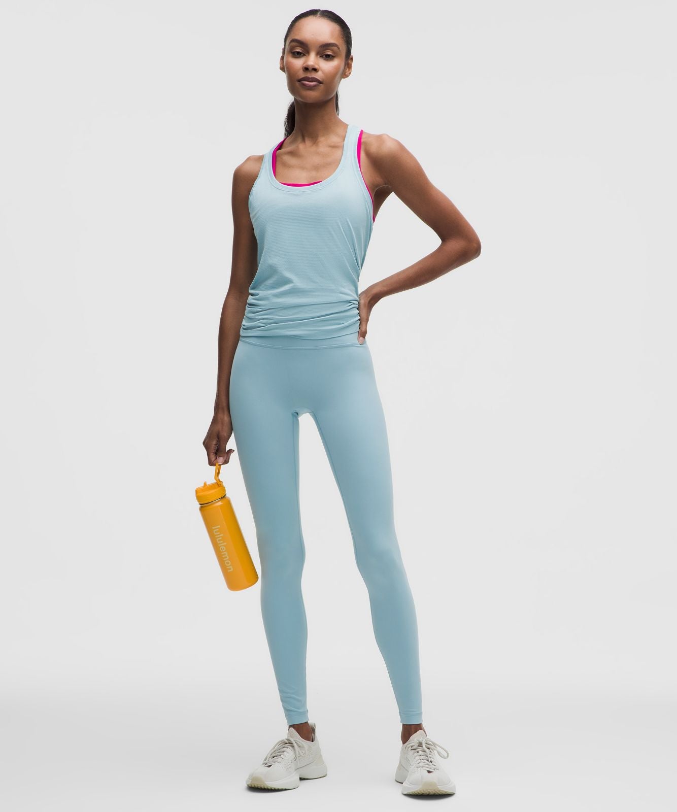 Swiftly Tech Racerback Tank Top 2.0 *Hip Length Seafoam/Seafoam