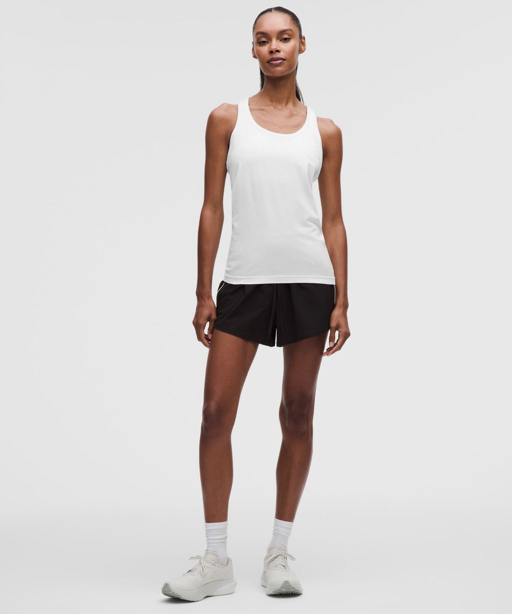 Swiftly Tech Racerback Tank Top 2.0 *Hip Length White/White