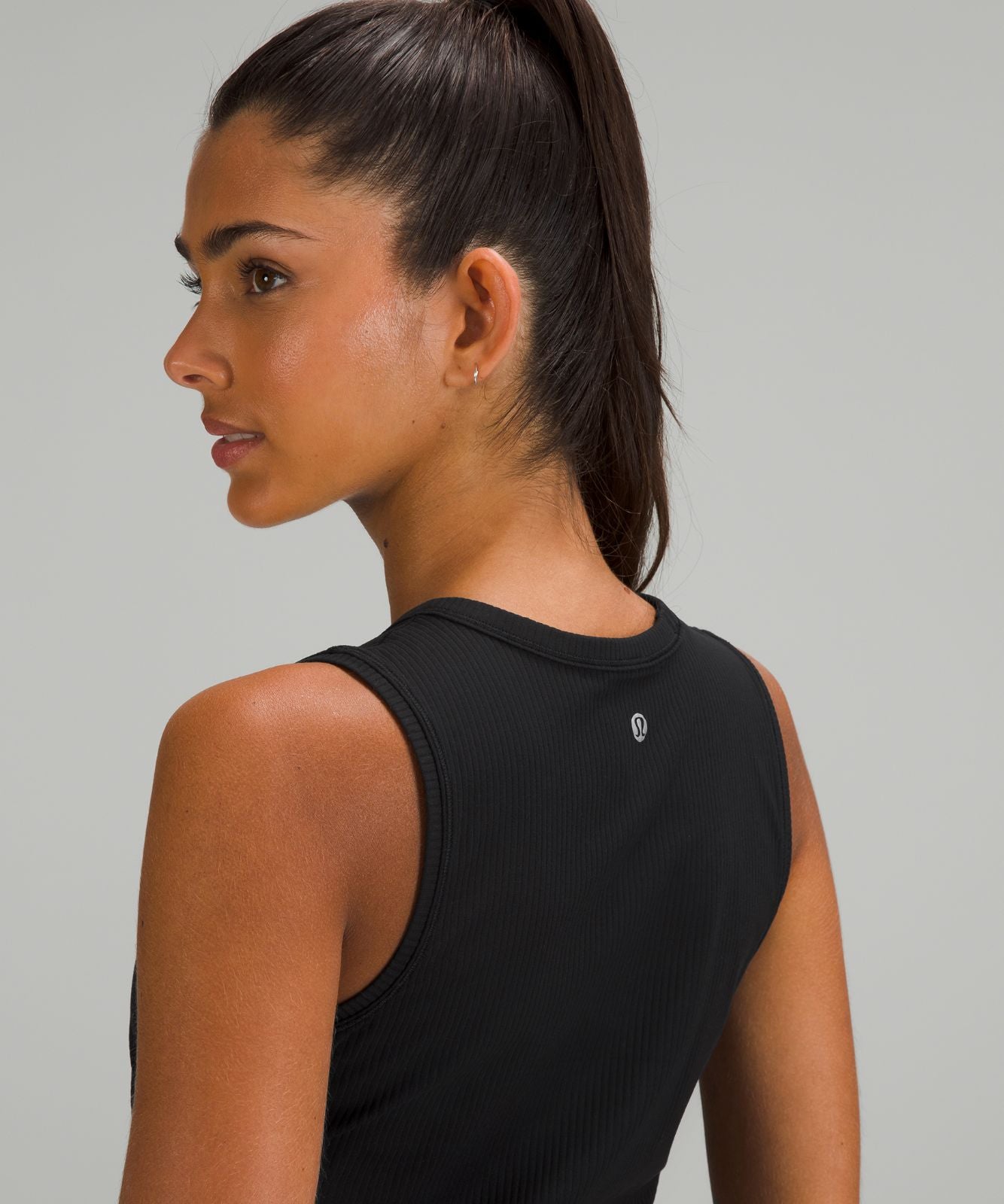 All It Takes Ribbed Nulu Tank Top Black