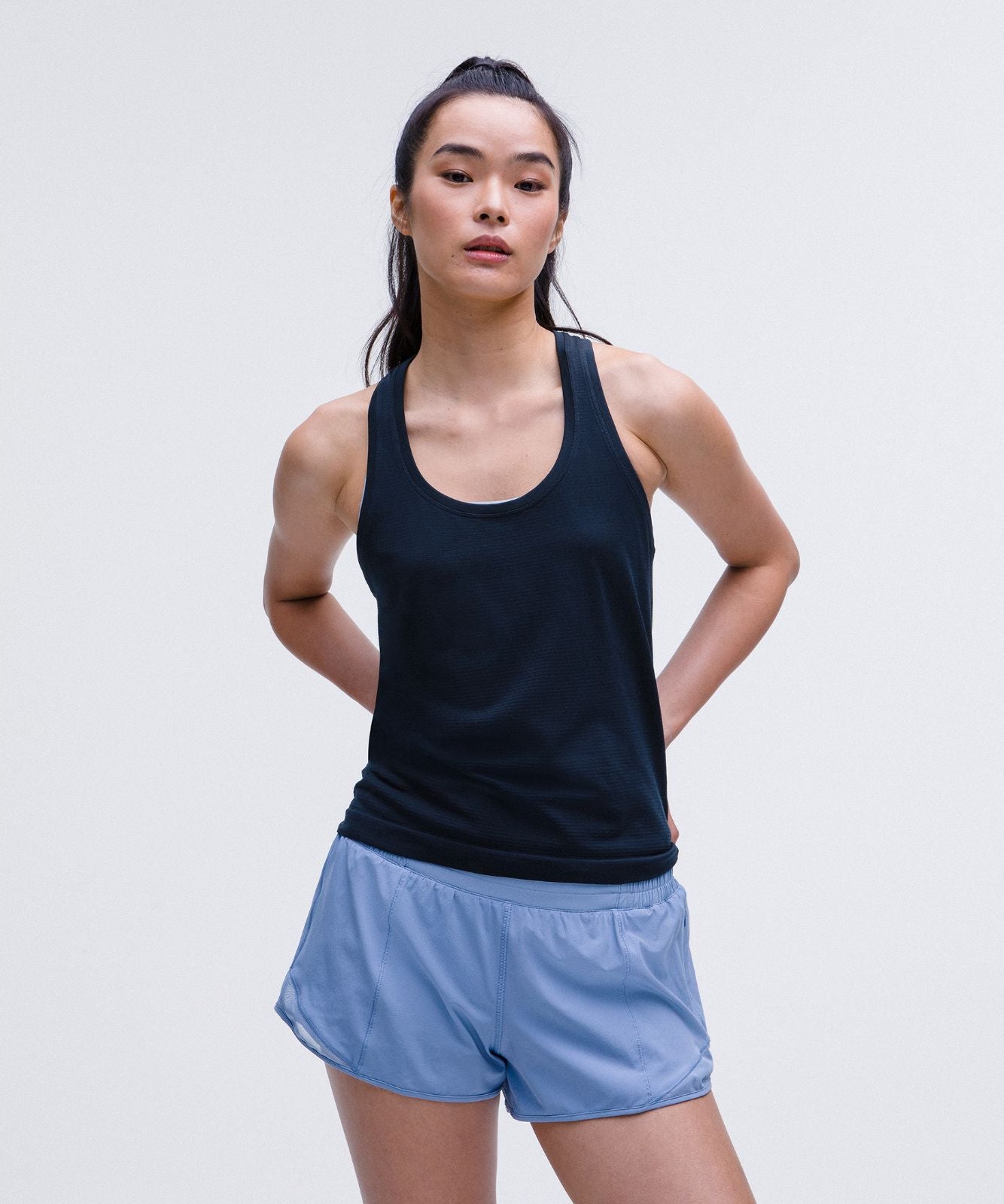 Swiftly Tech Racerback Tank Top 2.0 *Waist Length True Navy/True Navy