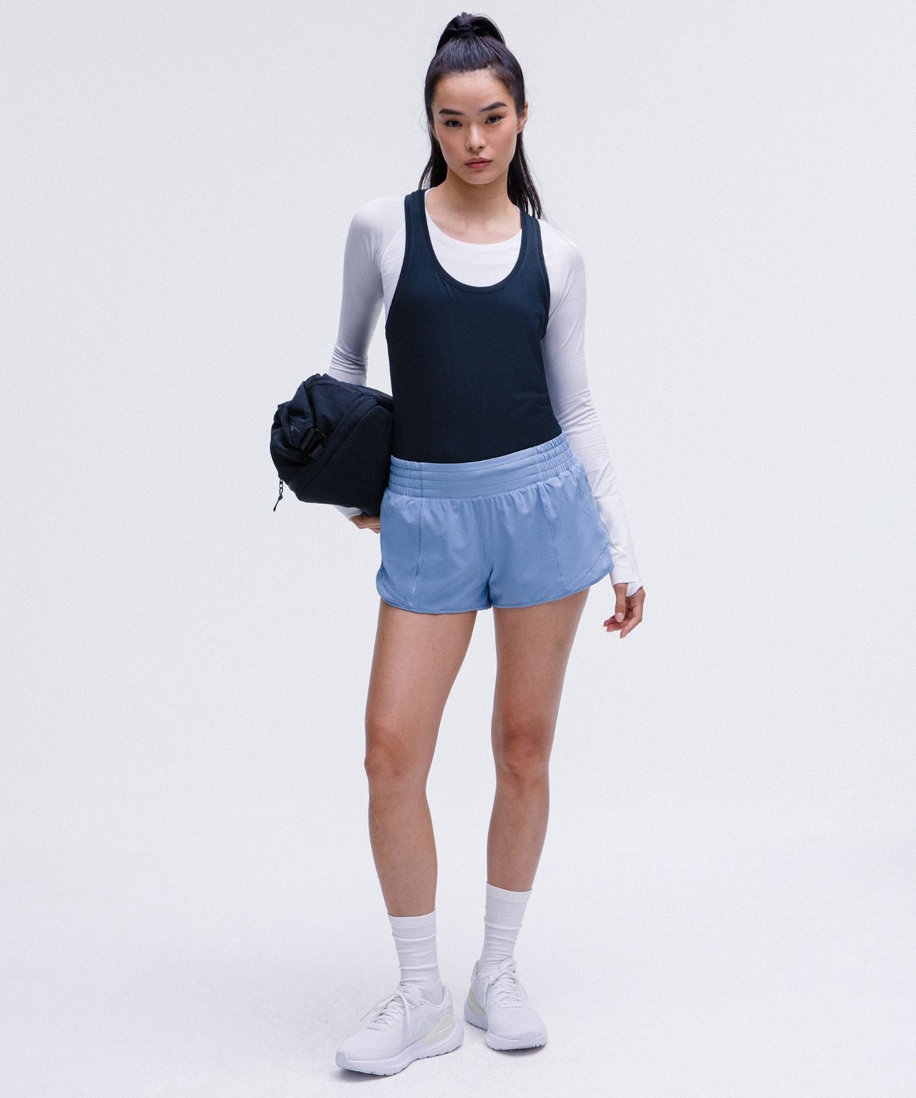 Swiftly Tech Racerback Tank Top 2.0 *Waist Length True Navy/True Navy