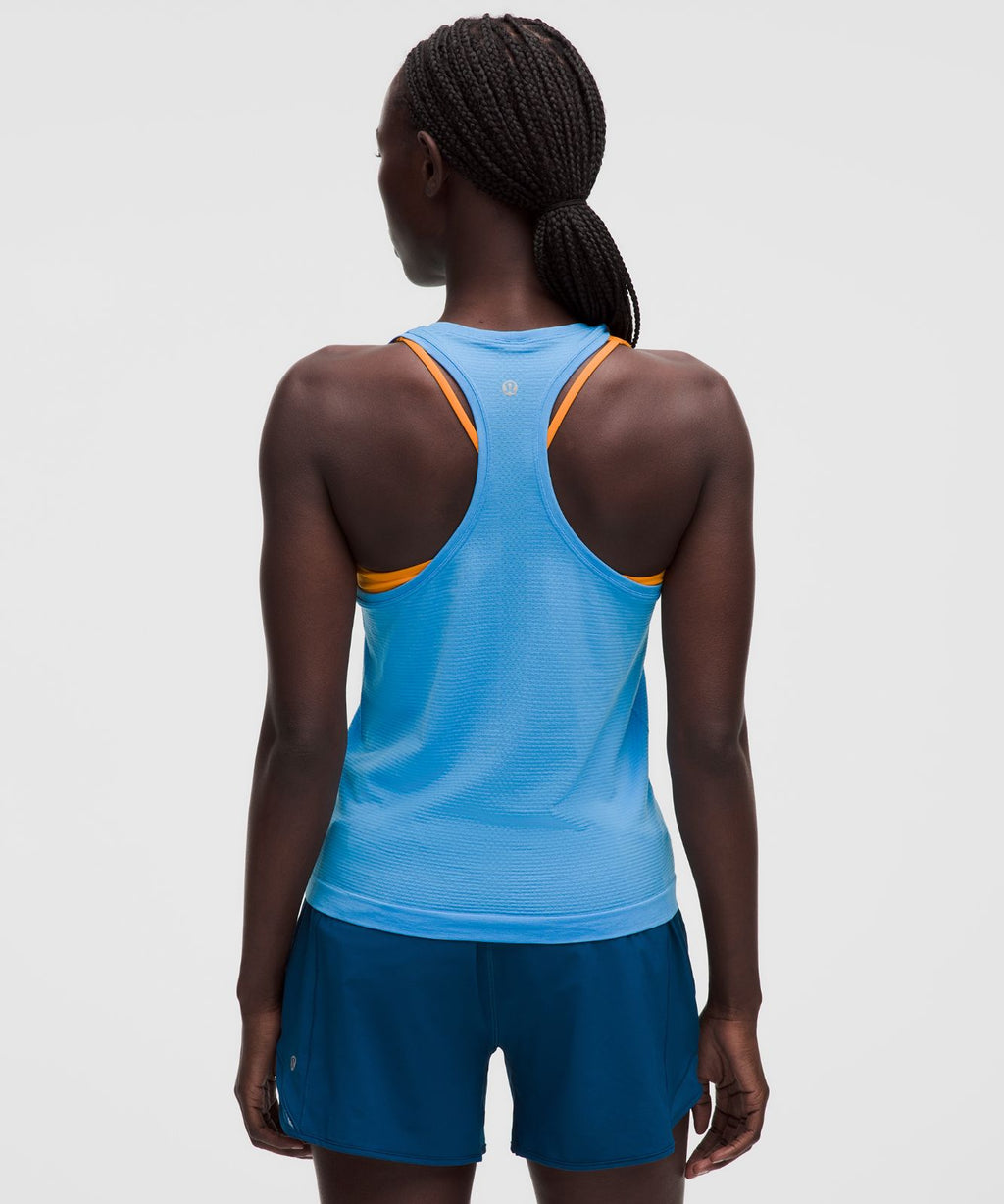 Swiftly Tech Racerback Tank Top 2.0 *Waist Length Ocean Wave/Ocean Wave