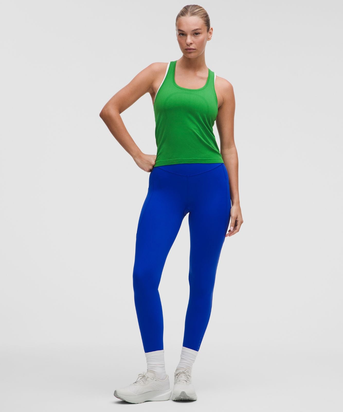Swiftly Tech Racerback Tank Top 2.0 *Waist Length Chameleon/Chameleon