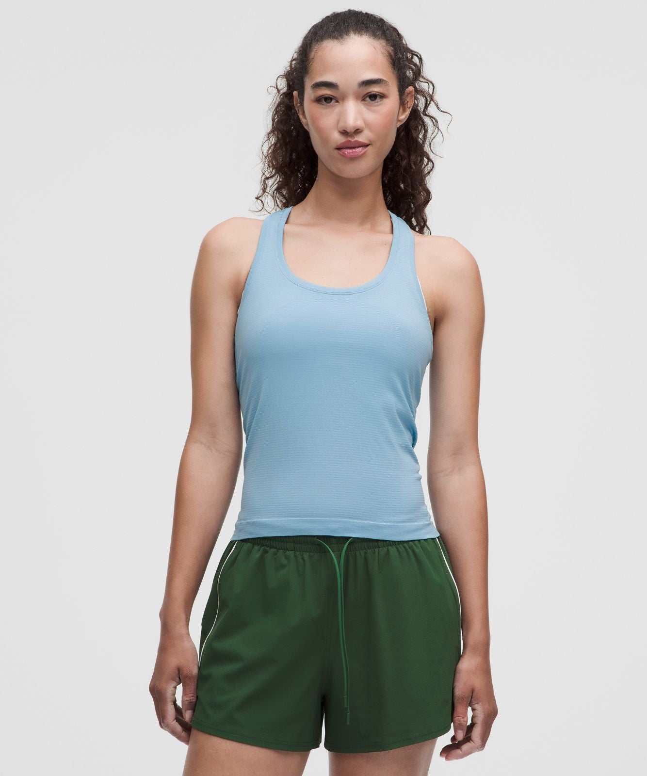 Swiftly Tech Racerback Tank Top 2.0 *Waist Length Dreamy Blue/Dreamy Blue