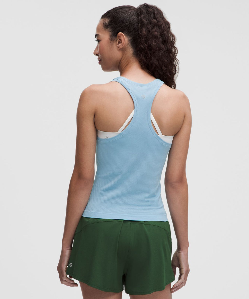 Swiftly Tech Racerback Tank Top 2.0 *Waist Length Dreamy Blue/Dreamy Blue
